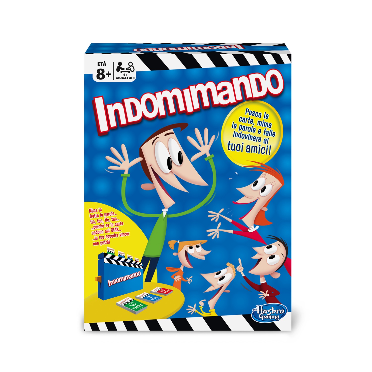 Hasbro Indomimando - Gioco in Scatola di Mimi per 4 o più Giocatori, Versione Italiana