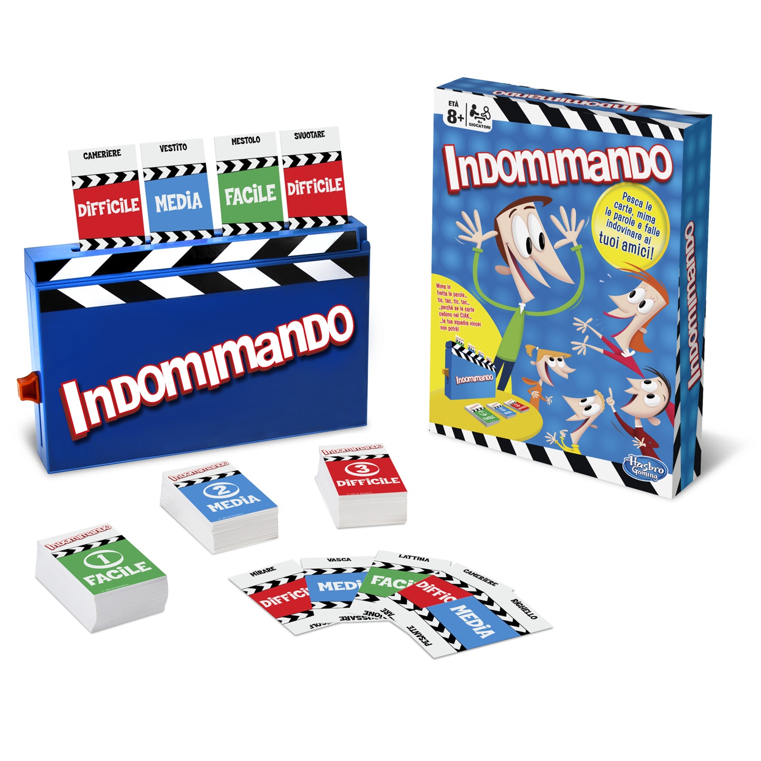 Hasbro Indomimando - Gioco in Scatola di Mimi per 4 o più Giocatori, Versione Italiana