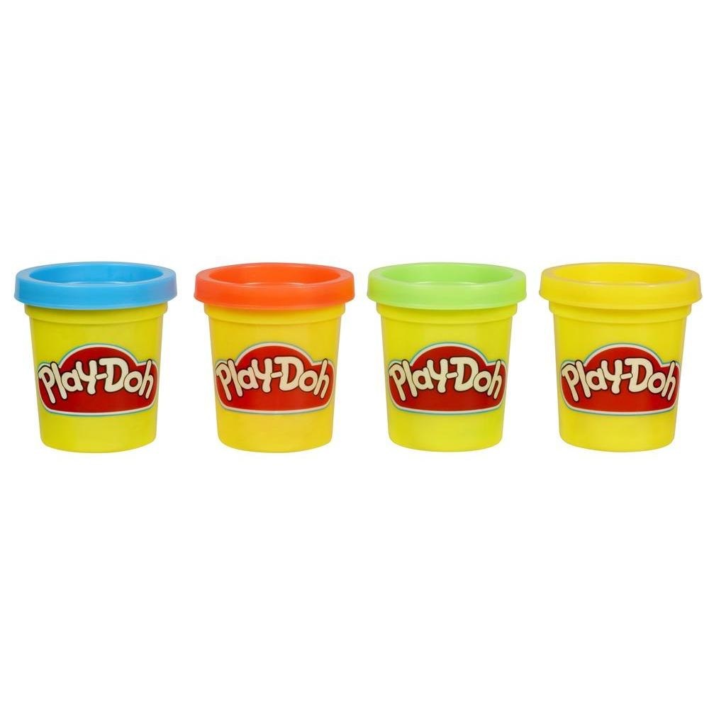 Play-Doh - Confezione da 4 Mini Barattoli di Plastilina da 56 g per Gioco Creativo