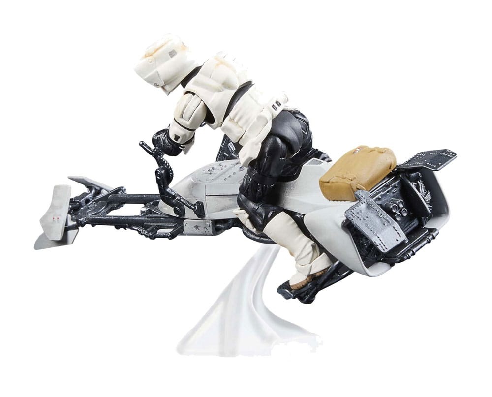 Hasbro Star Wars The Vintage Collection Speeder Bike con Scout Trooper e Grogu - Action Figures da 9,5 cm Ispirate a The Mandalorian