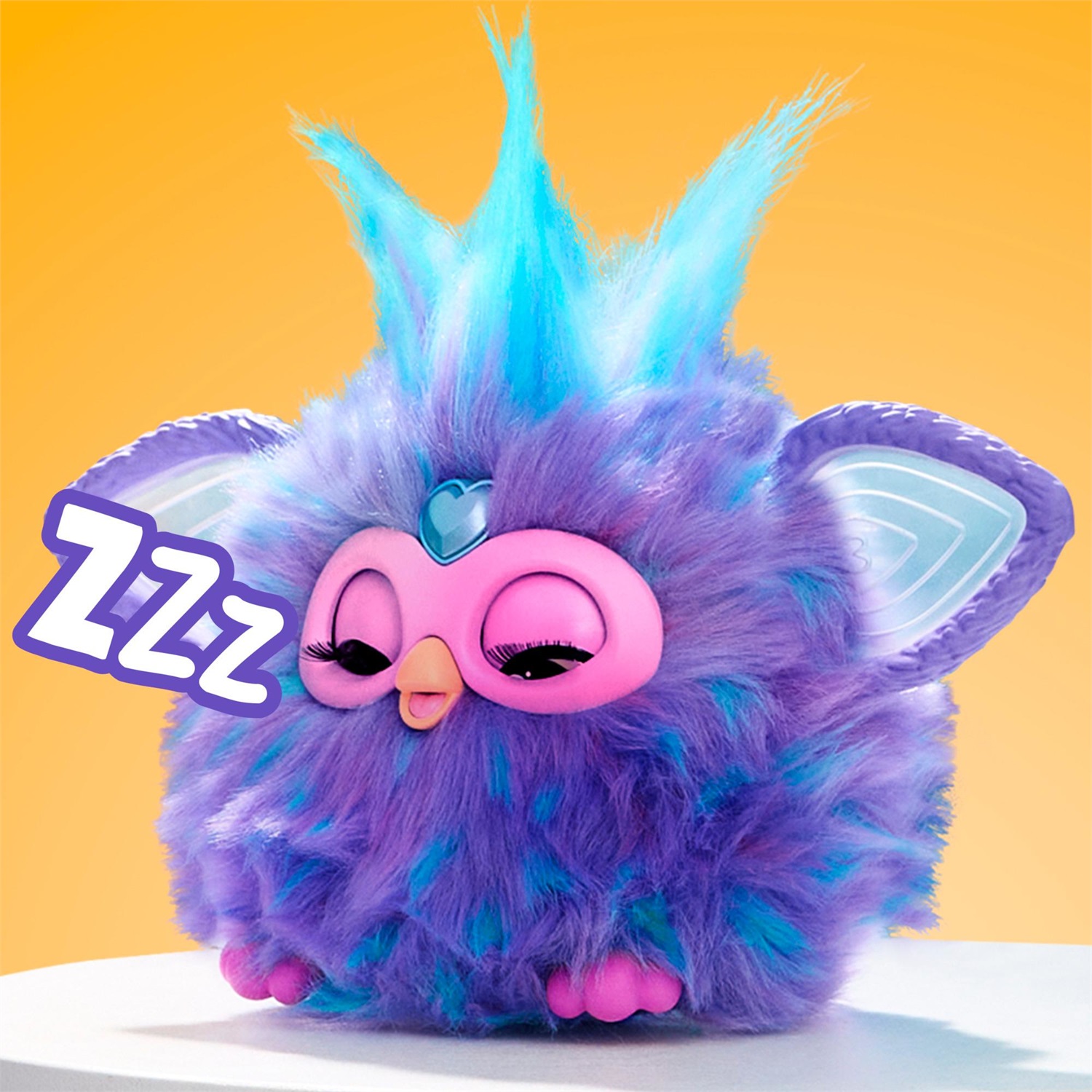Furby Viola - Giocattolo Interattivo di Peluche con 15 Accessori Moda, Animatronico e Attivato dalla Voce, Versione Tedesca per Bambine e Ragazzi dai 6 Anni