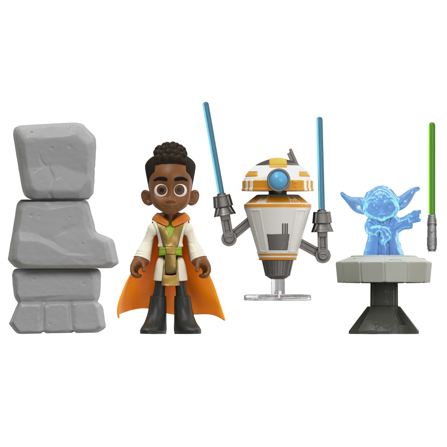 Hasbro Star Wars Tempio Jedi su Tenoo - Playset 50,5 cm con Action Figure per Bambini dai 3 Anni