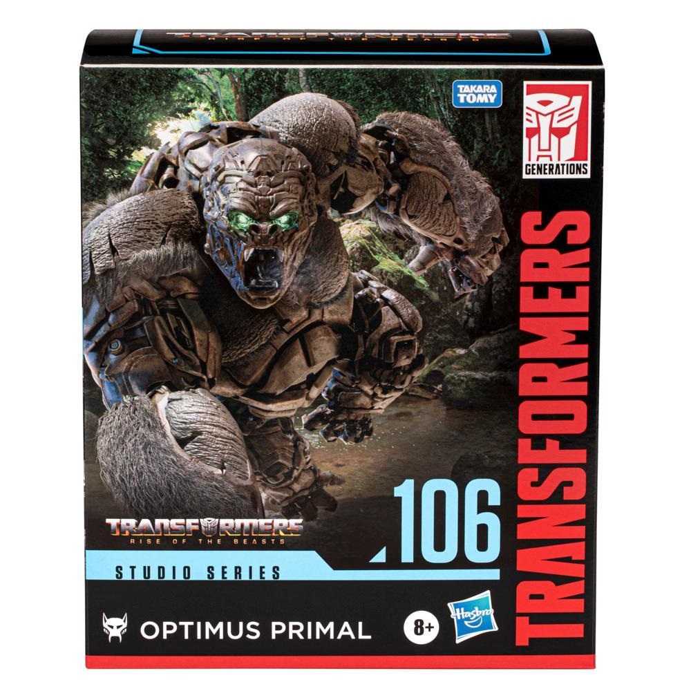 Hasbro Transformers Studio Series Leader 106 Action Figure di Optimus Primal da 21,5 cm - Ispirata al Film Transformers: Il Risveglio