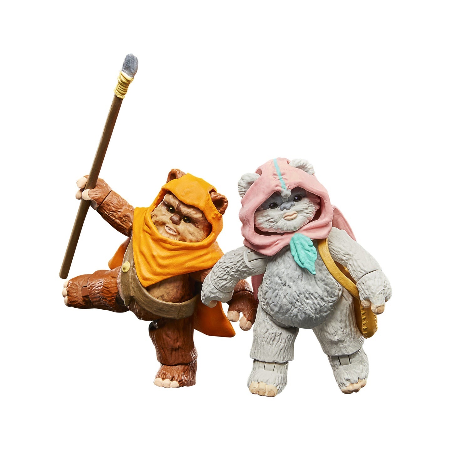 Star Wars Hasbro The Vintage Collection - Confezione da 2 Action Figure Wicket W. Warrick e Kneesaa, 9,5 cm, Ispirate Ewoks, per Adulti, dai 4 Anni in su