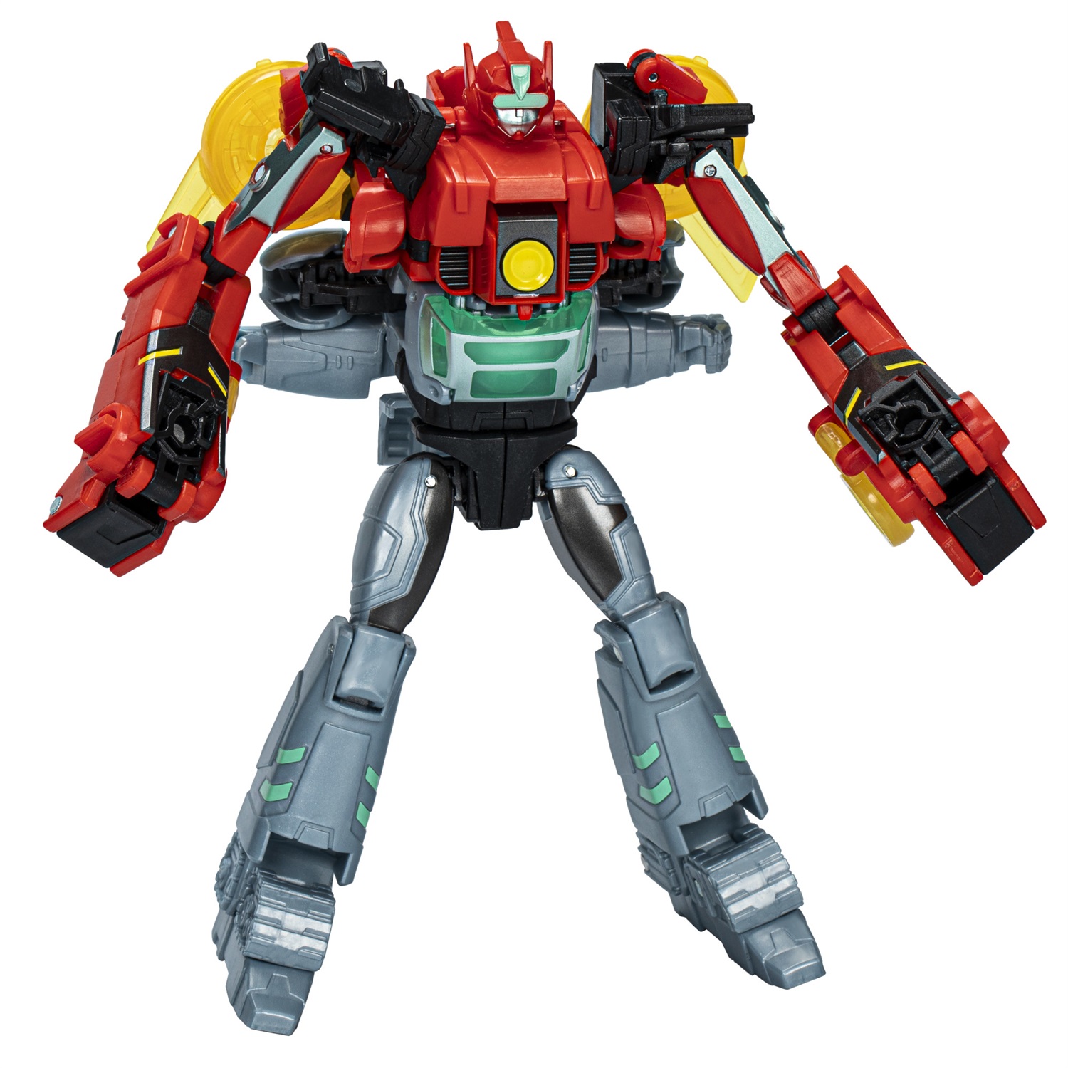 Transformers EarthSpark - Cyber-Combiner, Set di 2 Action Figure Robot di Twitch Terrestre (12,5 cm) e Robby Malto, Convertibile in 9 Passaggi