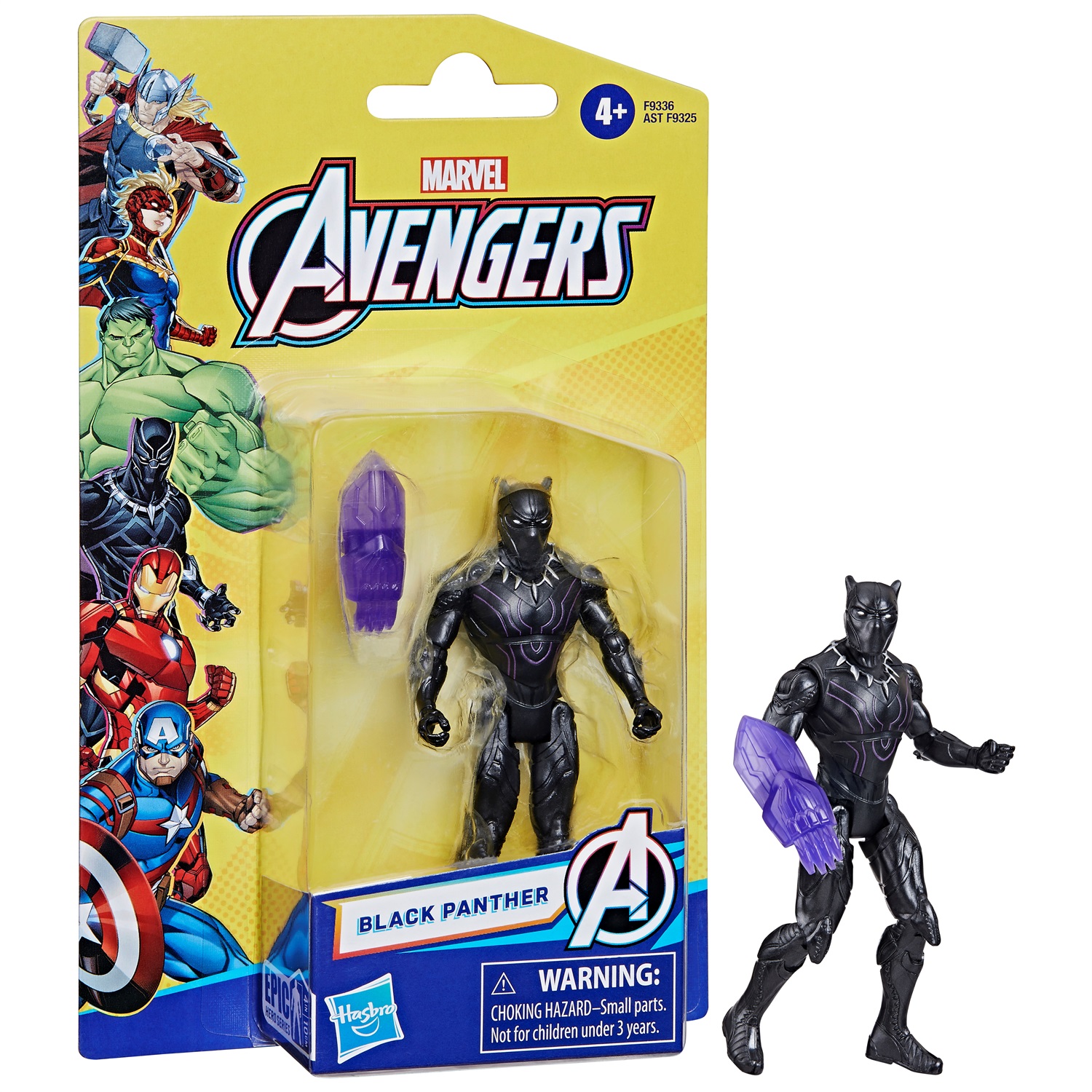 Hasbro Marvel Avengers Action Figure Black Panther - 10 cm