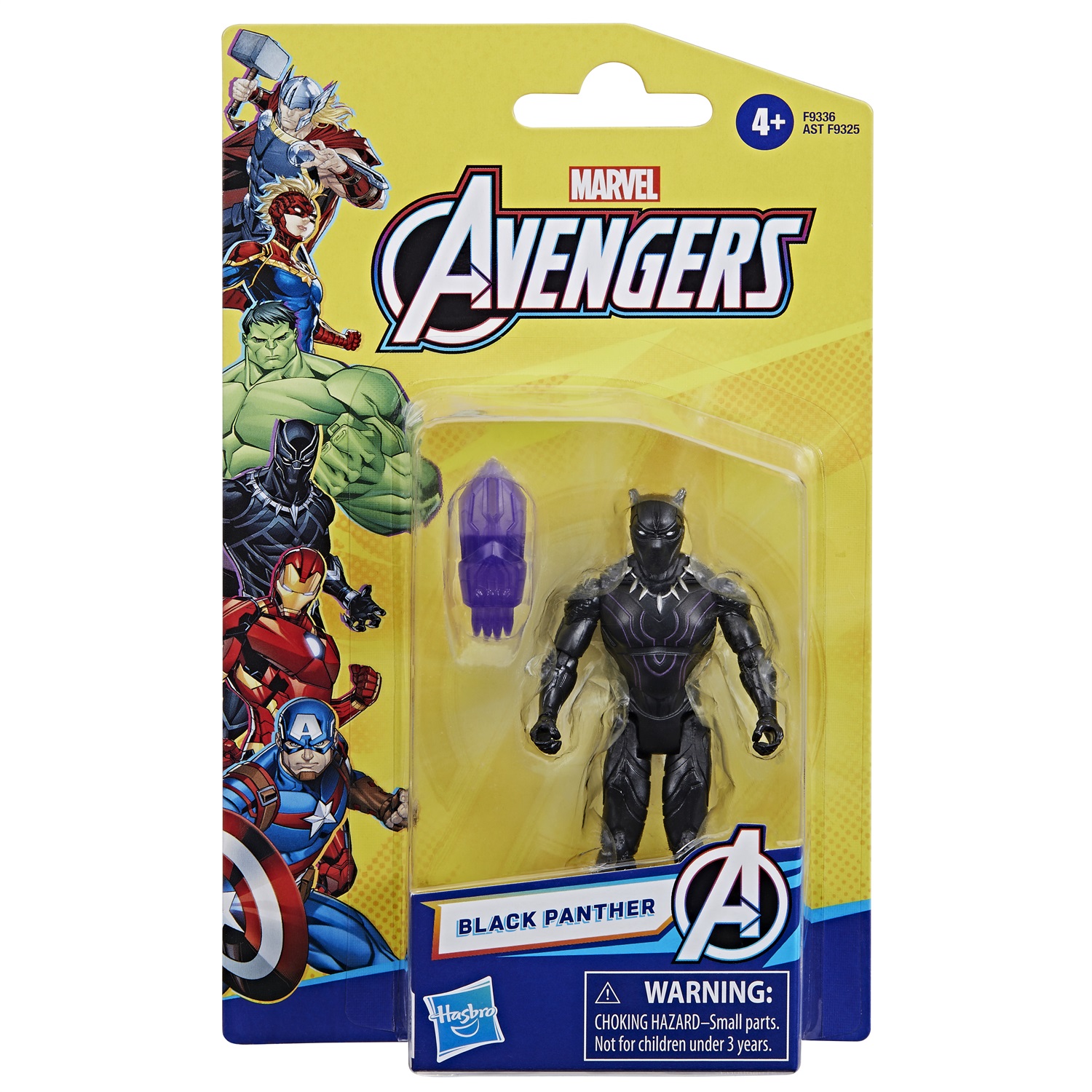 Hasbro Marvel Avengers Action Figure Black Panther - 10 cm