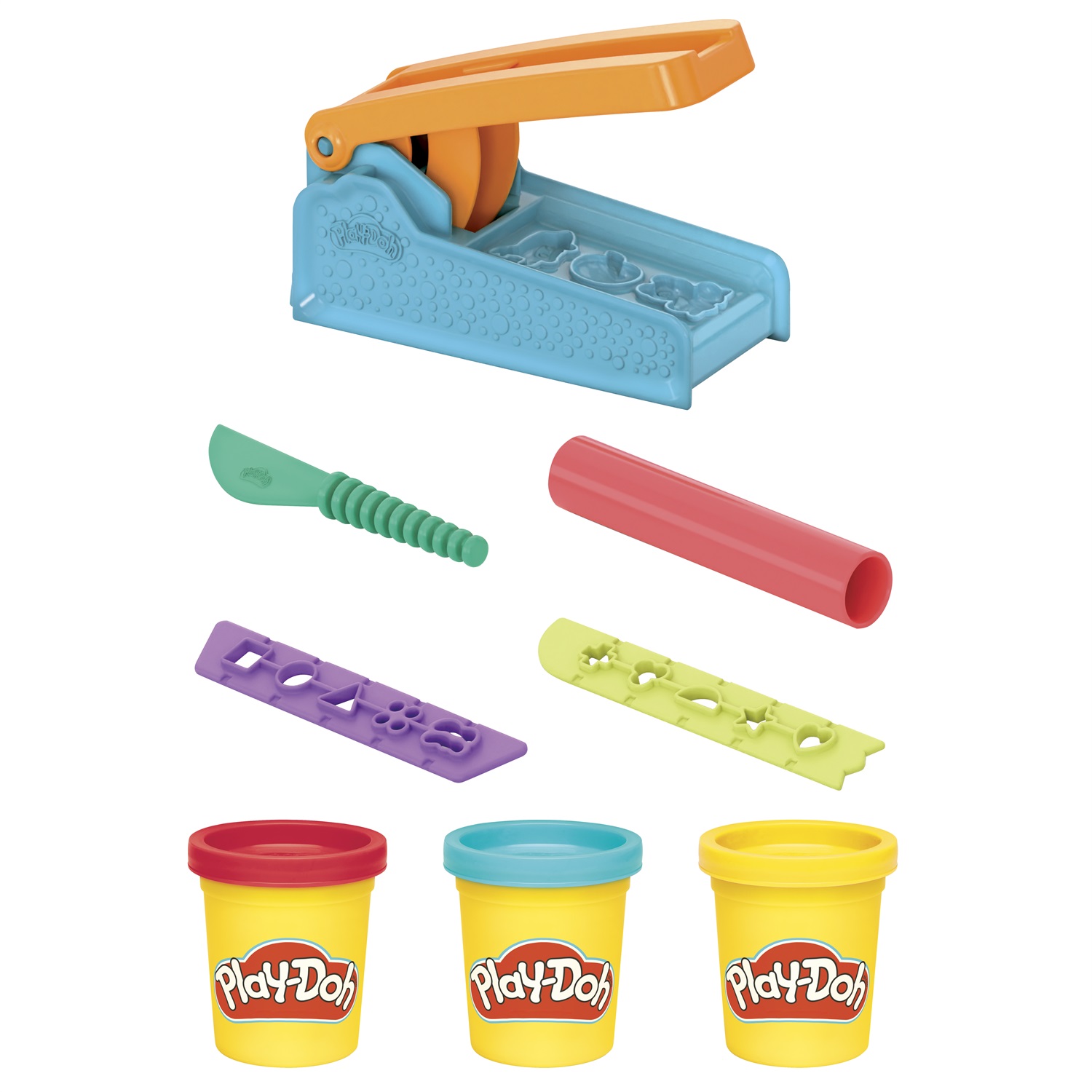 Play-Doh La Mia Prima Fabbrica del Divertimento - Starter Set per Attività Manuali, Facile da Usare per Bambini, Stimola la Creatività