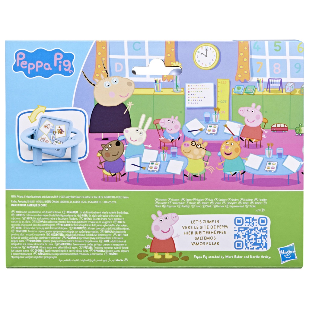 Peppa Pig Playset Gruppo di Gioco con 5 Action Figures e 6 Accessori