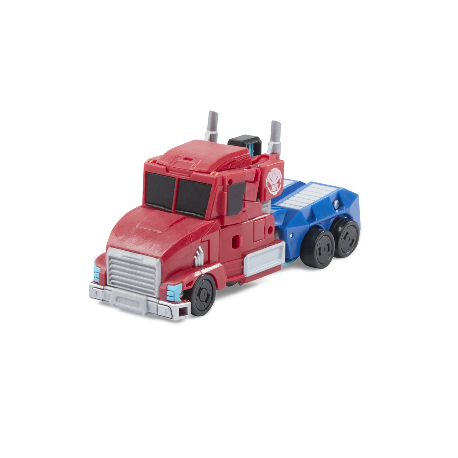 Transformers EarthSpark - Deluxe Class, action figure di Optimus Prime da 12,5 cm, giocattolo convertibile 2 in 1 per bambini e bambine dai 6 anni in su