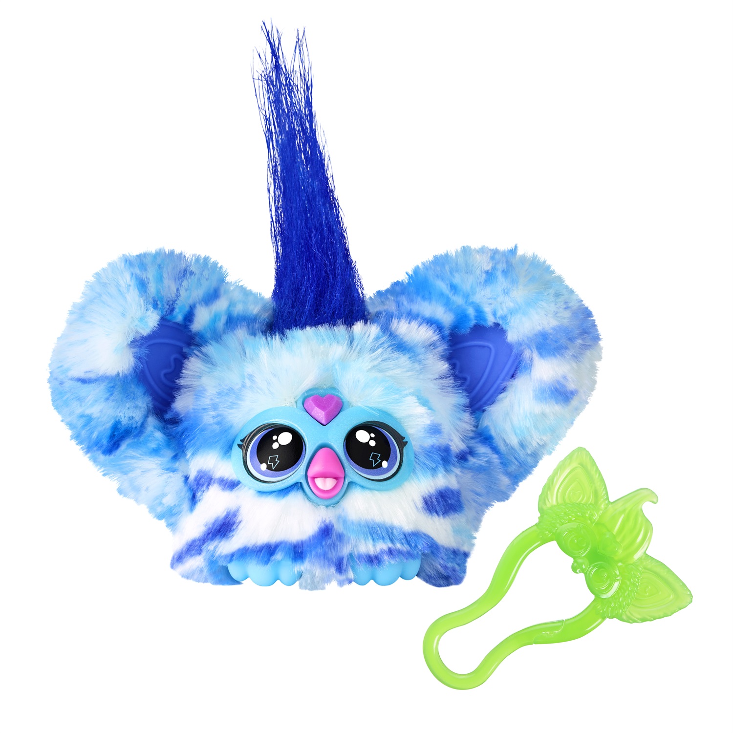 HASBRO Furby Furblets Ooh-Koo - Mini Peluche Elettronico Blu e Bianco con oltre 45 Suoni e Musica Rock, per Bambini da 6 Anni