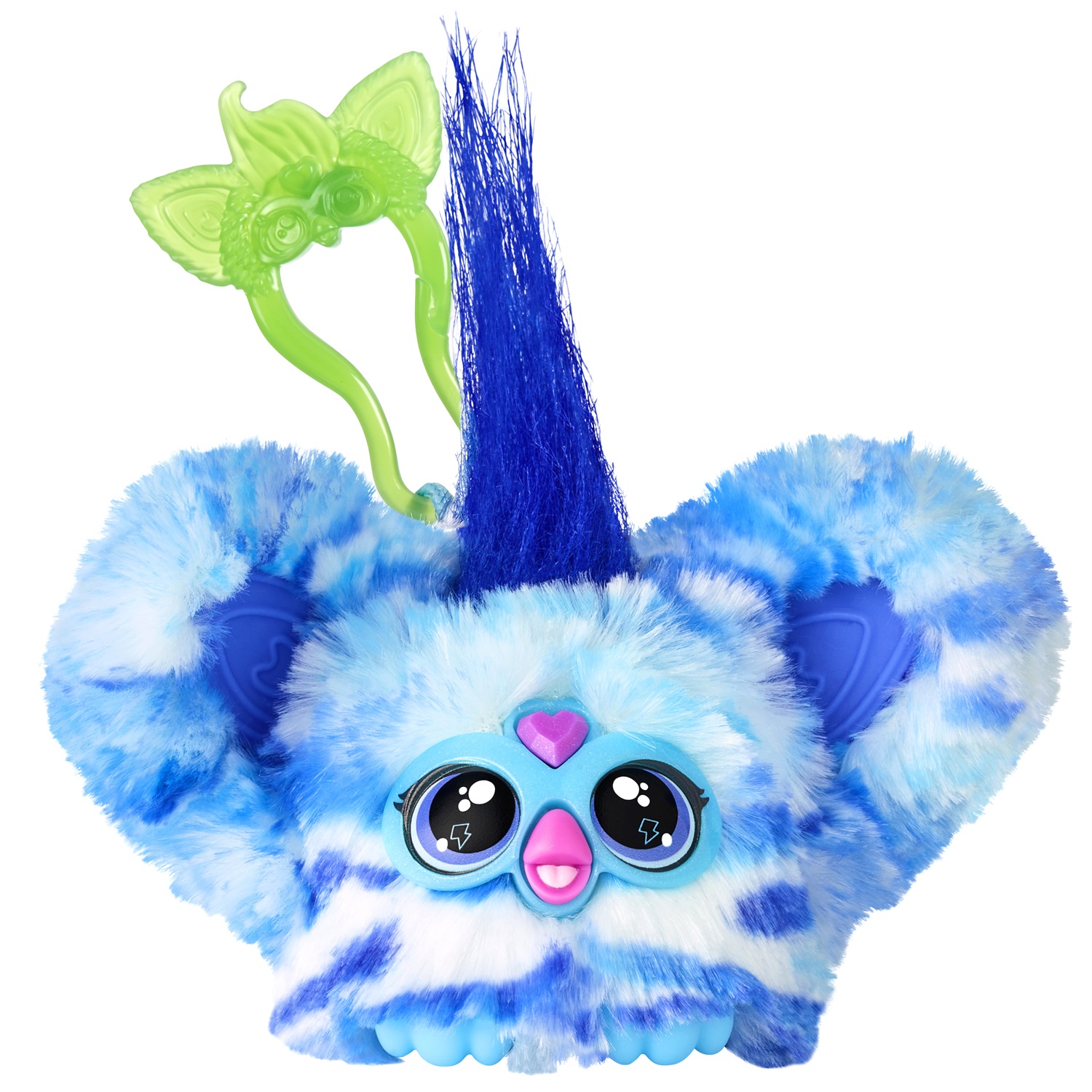 HASBRO Furby Furblets Ooh-Koo - Mini Peluche Elettronico Blu e Bianco con oltre 45 Suoni e Musica Rock, per Bambini da 6 Anni
