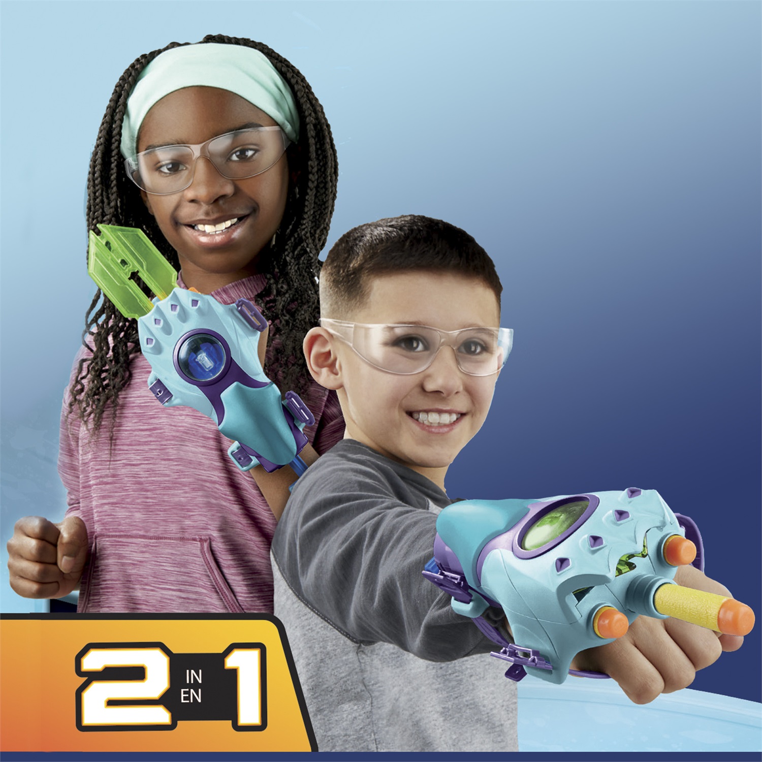 Transformers EarthSpark Cyber-Sleeve Blaster da Battaglia Giocattolo Indossabile 2-in-1 con Cyber-spada Retrattile e Lancia-dardi Nerf