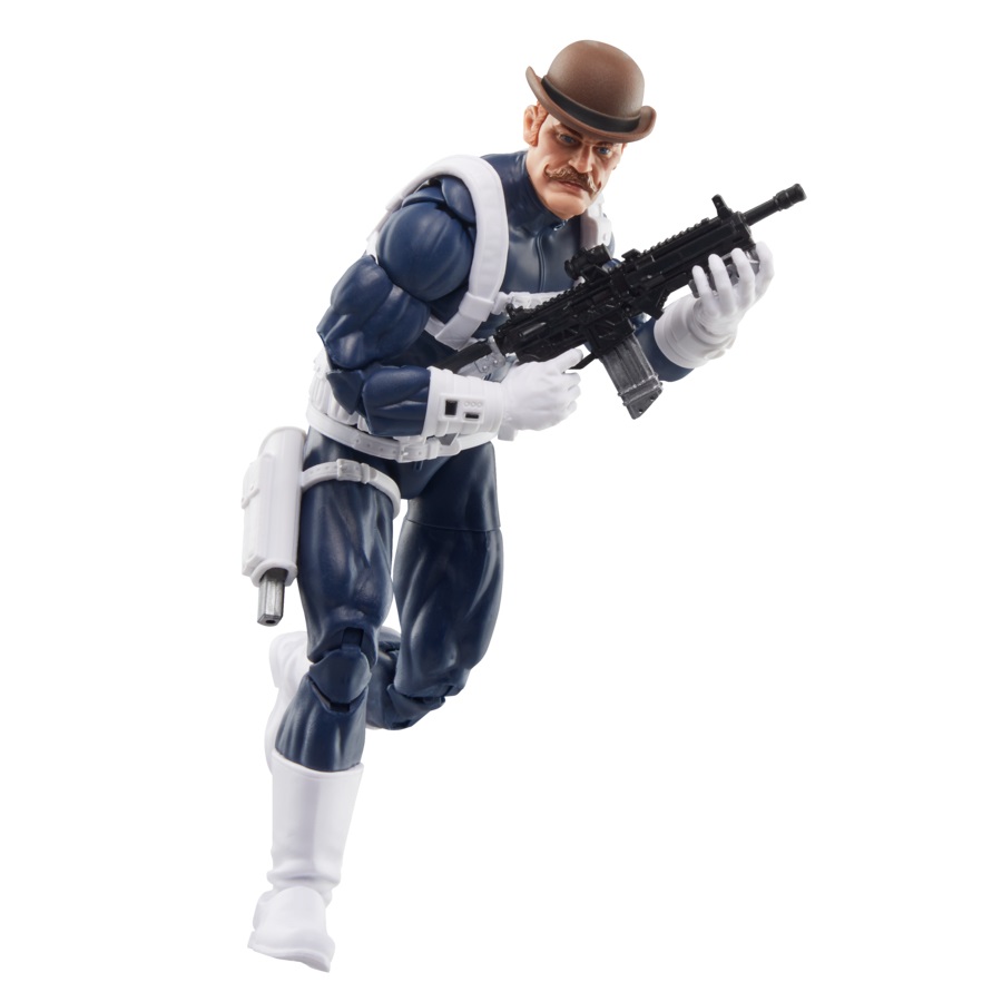 Hasbro Marvel Legends Series S.H.I.E.L.D. Nick Fury Jr., Sharon Carter e Dum Dugan Action Figure - Set di 3 Personaggi Basato sui Fumetti di Captain America
