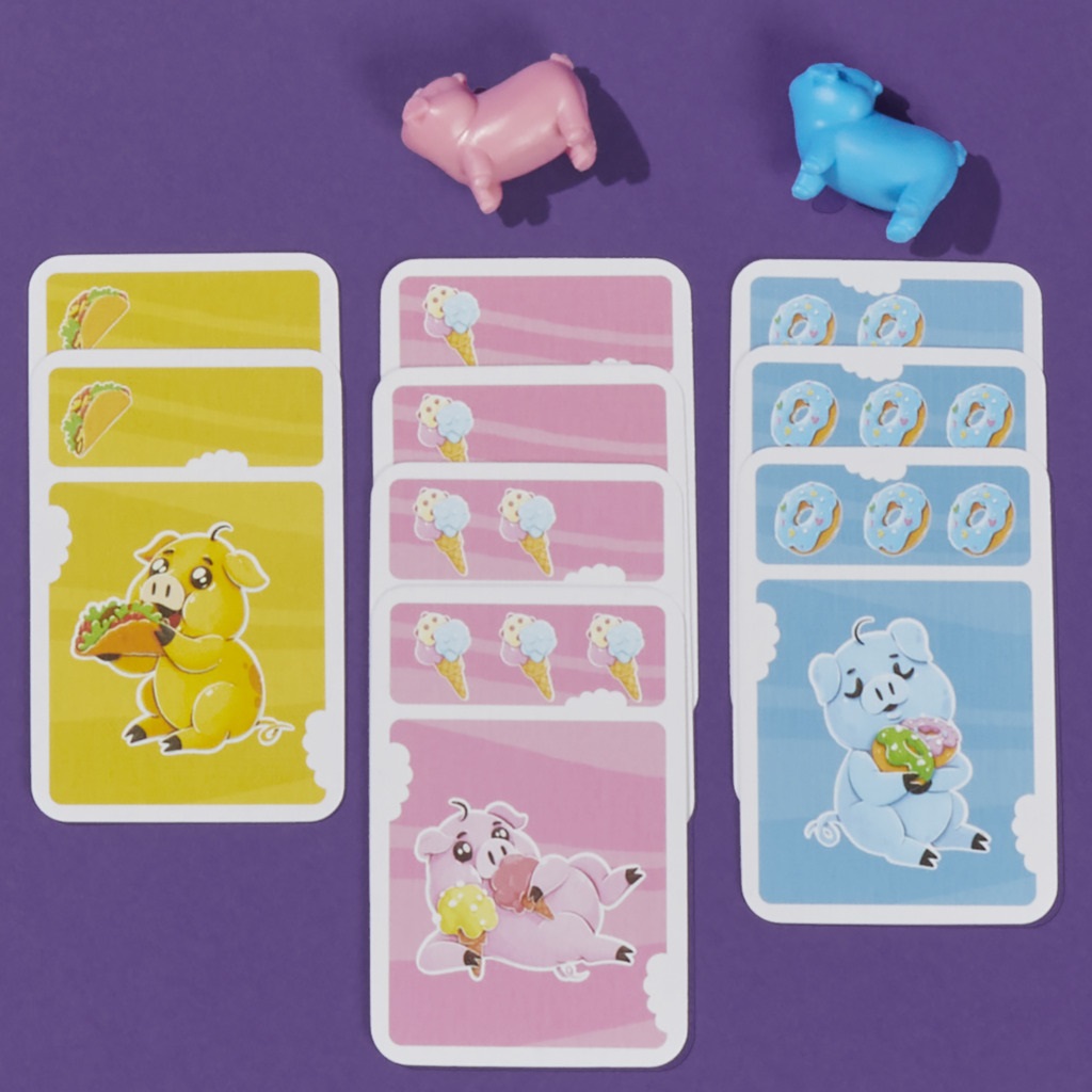Hasbro Piggy Piggy - Gioco di Carte Strategico per Famiglie, da 2 a 6 Giocatori, Età 7 , Divertente e Facile da Imparare