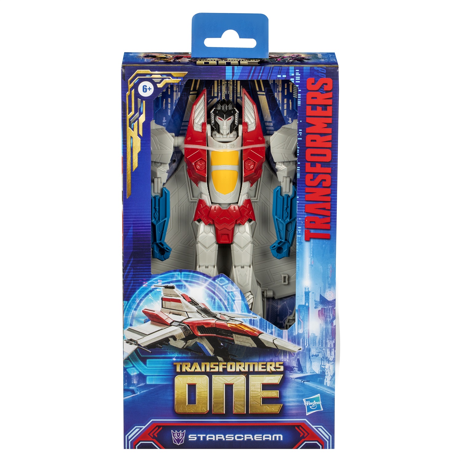 Hasbro Transformers One Mega Changer - Action Figure di Starscream, Giocattolo di Conversione 2 in 1, Età 6 , Ispirato al Film