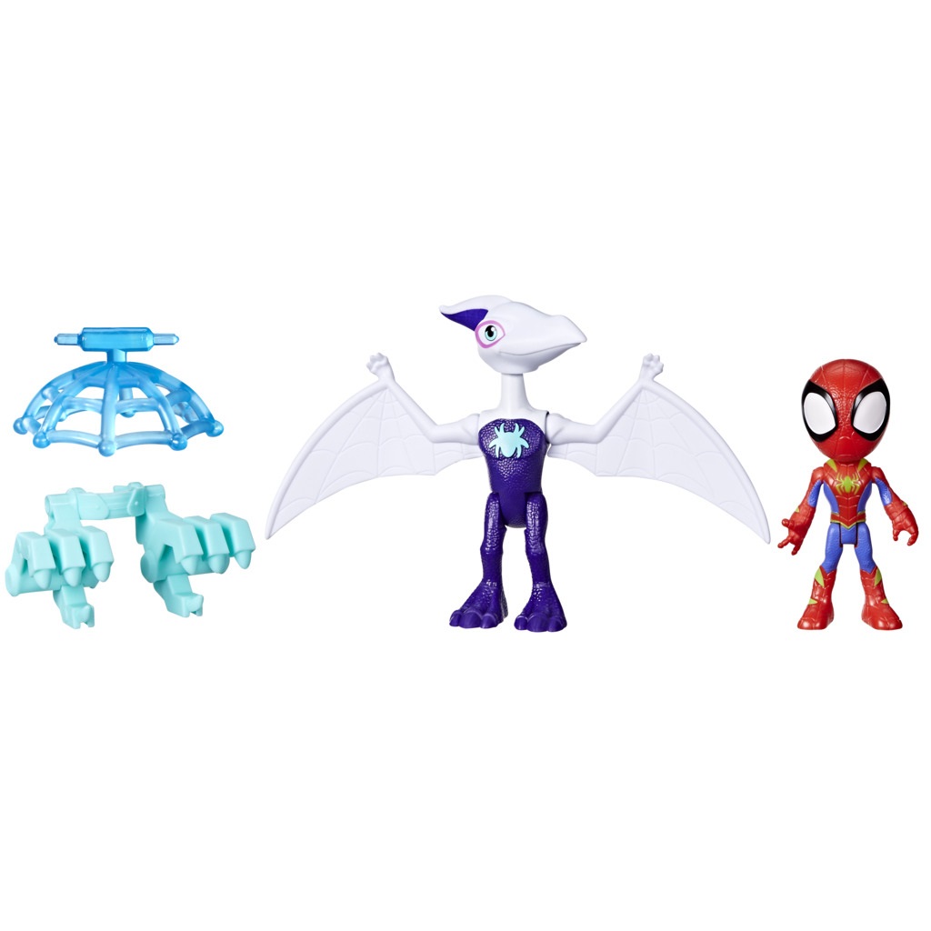 Hasbro Marvel Spidey e i Suoi Fantastici Amici - Action Figure Spider-Man di Ghostasaurus con Maschera Rivela Volto e Accessori, Età 3