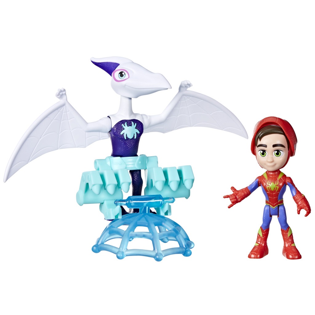 Hasbro Marvel Spidey e i Suoi Fantastici Amici - Action Figure Spider-Man di Ghostasaurus con Maschera Rivela Volto e Accessori, Età 3