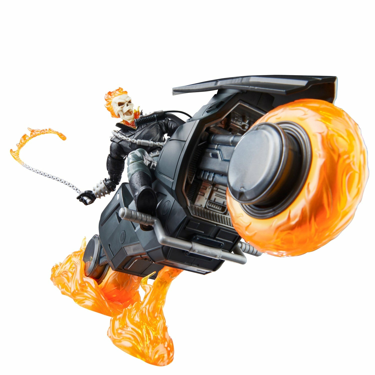 Hasbro Marvel Legends Series Ghost Rider (Danny Ketch) con motocicletta Hell Cycle, 85° Anniversario Marvel, action figure collezionabile da 15 cm ispirata ai fumetti