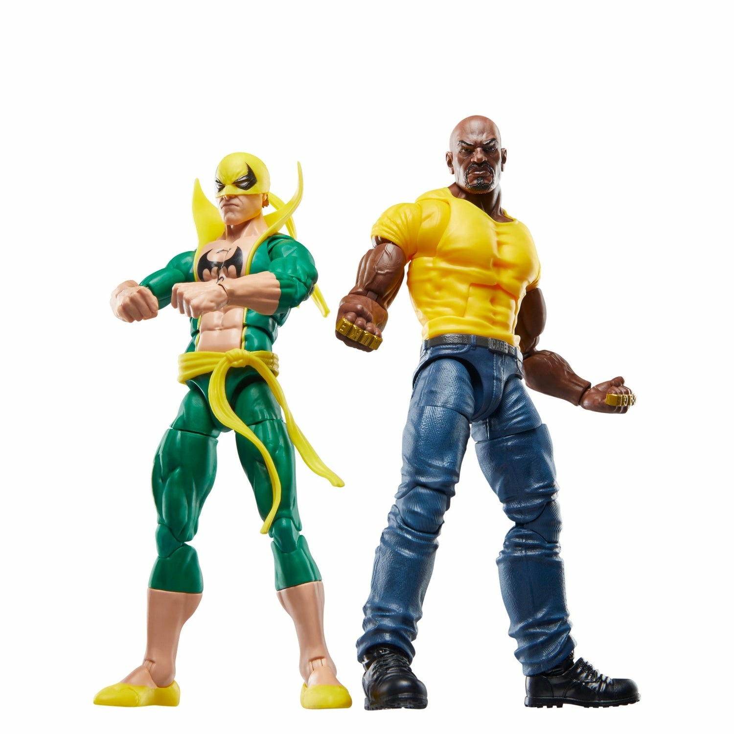 Hasbro Marvel Legends Series Iron Fist & Luke Cage - 85° Anniversario Marvel - Action Figure Collezionabili da 15 cm per Adulti in Confezione da 2