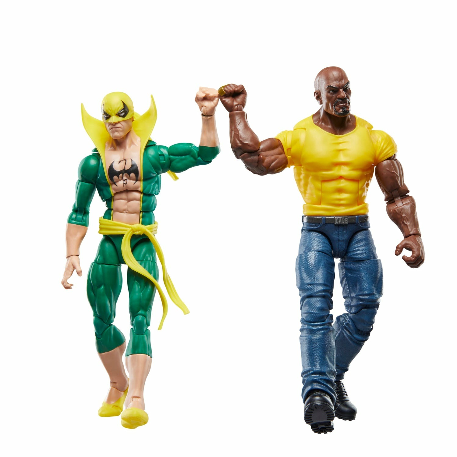 Hasbro Marvel Legends Series Iron Fist & Luke Cage - 85° Anniversario Marvel - Action Figure Collezionabili da 15 cm per Adulti in Confezione da 2