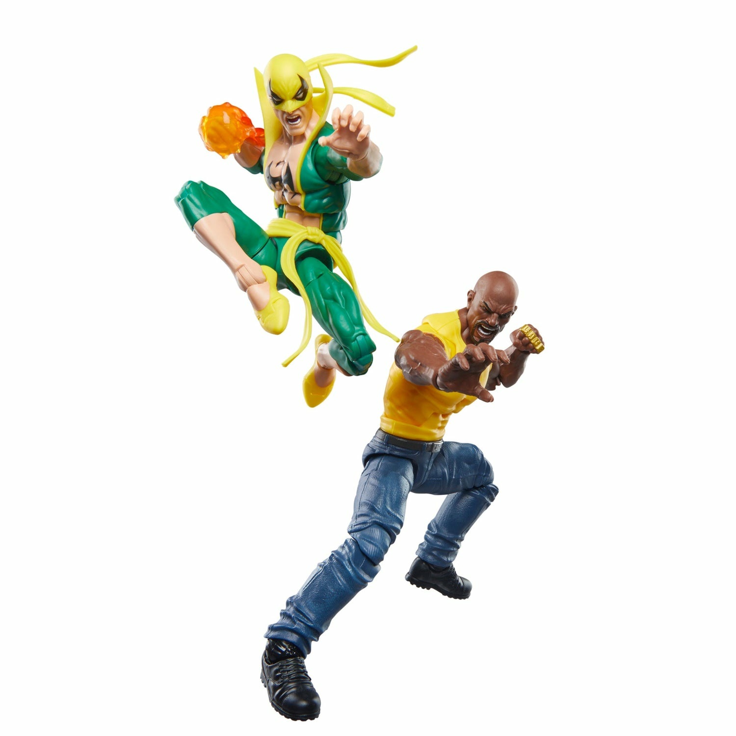 Hasbro Marvel Legends Series Iron Fist & Luke Cage - 85° Anniversario Marvel - Action Figure Collezionabili da 15 cm per Adulti in Confezione da 2