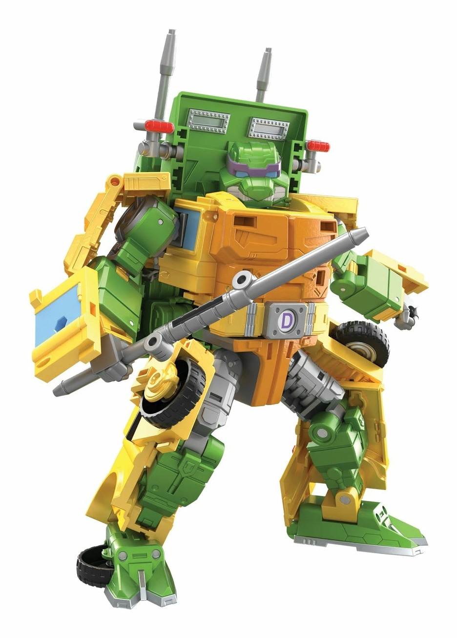 HASBRO Transformers Collaborative Teenage Mutant Ninja Turtles Action Figure Party Wallop 18 cm