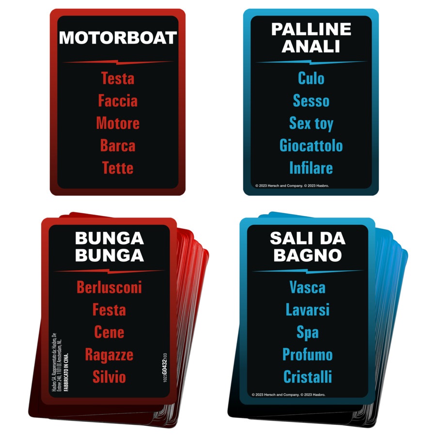 Hasbro Gaming Taboo Uncensored - Gioco di Società per Adulti, Fino a 10 Giocatori, 240 Carte con Contenuti Piccanti