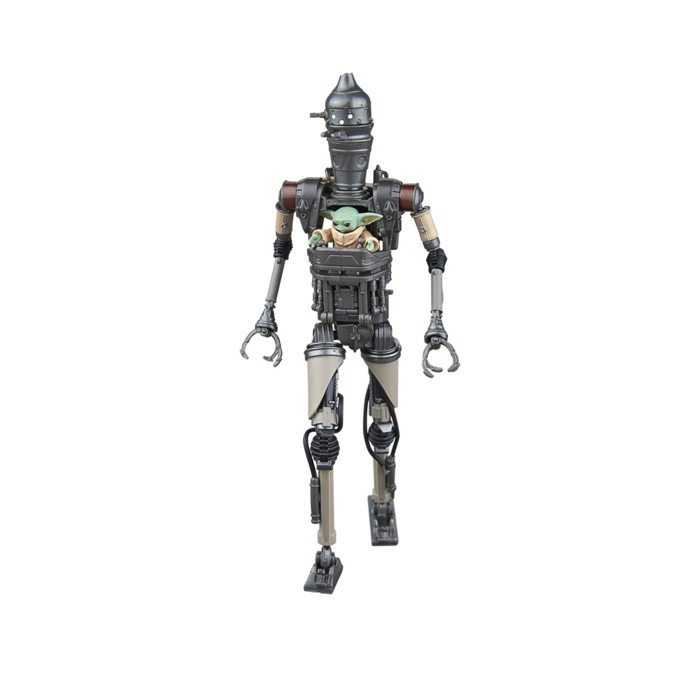 Hasbro Star Wars The Black Series Deluxe IG-12 & Grogu - Action Figure Collezionabili da 15 cm, Set da 2 Ispirato a The Mandalorian