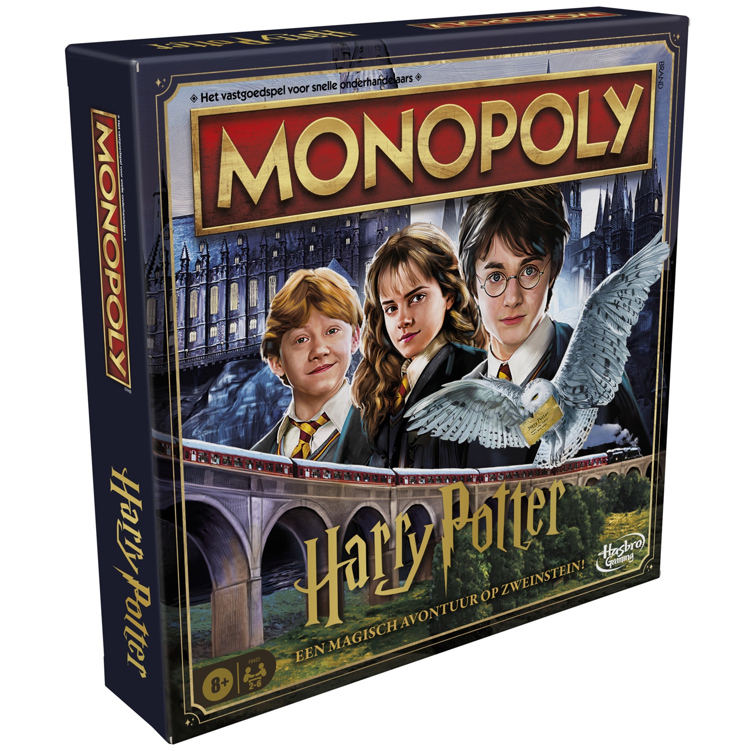 Hasbro Gaming Monopoly Harry Potter - Gioco da Tavolo Edizione Olandese per 6 Giocatori, Età 8