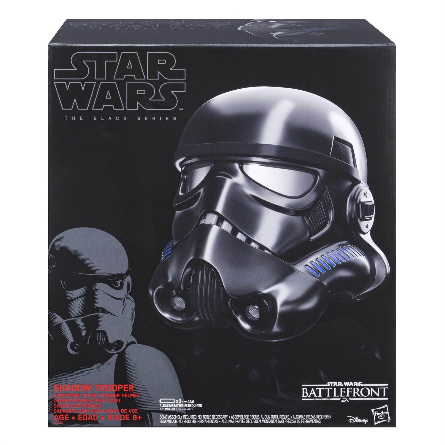 Hasbro The Black Series - Casco Elettronico Premium Shadow Trooper per Roleplay Adulti, Ispirato a Battlefront