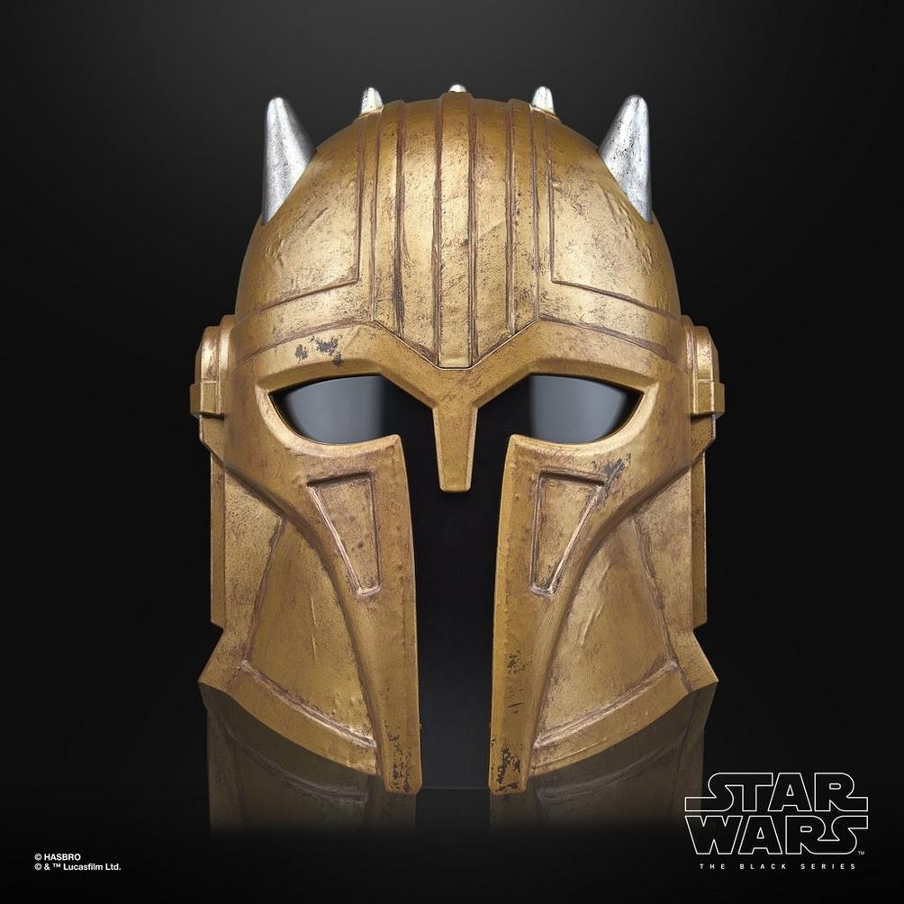 Hasbro Star Wars The Black Series The Armorer Casco Elettronico Premium con Effetti Luminosi - Articolo per Roleplay per Adulti