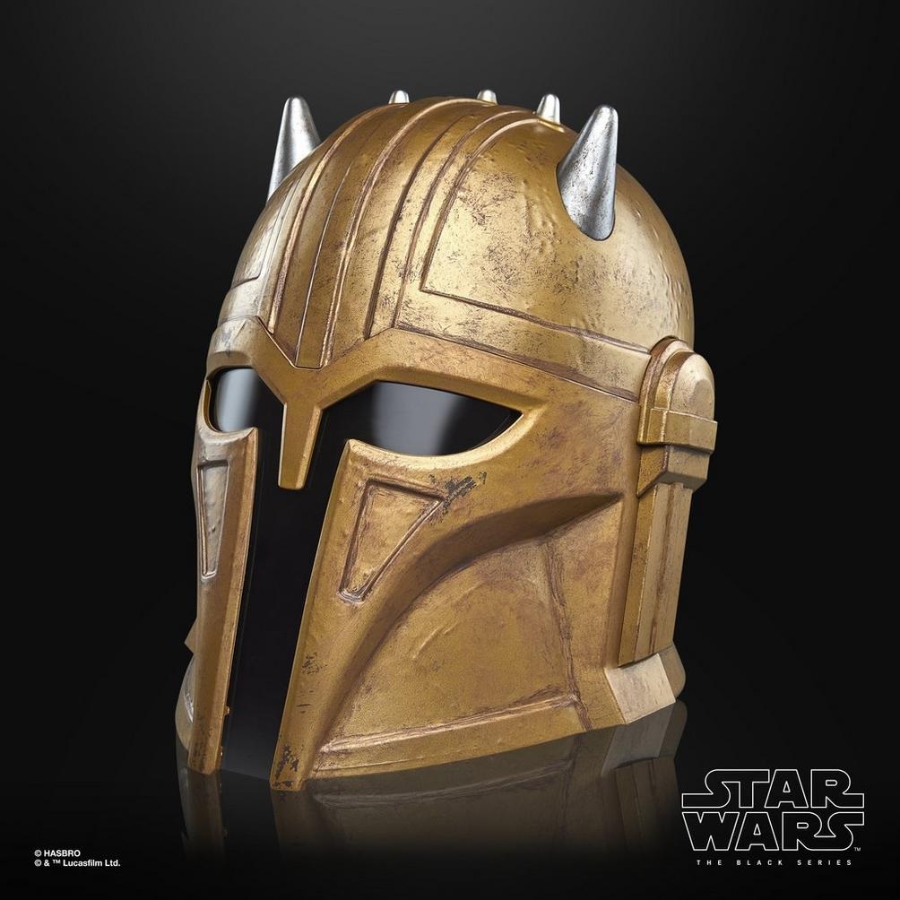 Hasbro Star Wars The Black Series The Armorer Casco Elettronico Premium con Effetti Luminosi - Articolo per Roleplay per Adulti
