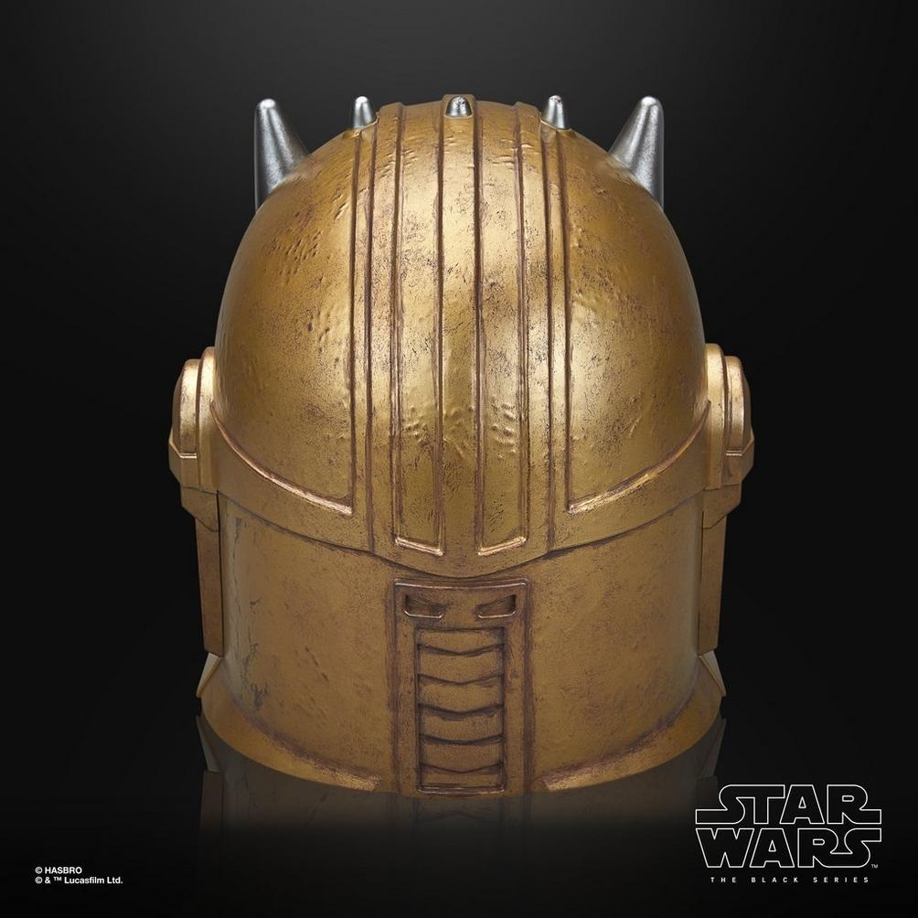 Hasbro Star Wars The Black Series The Armorer Casco Elettronico Premium con Effetti Luminosi - Articolo per Roleplay per Adulti