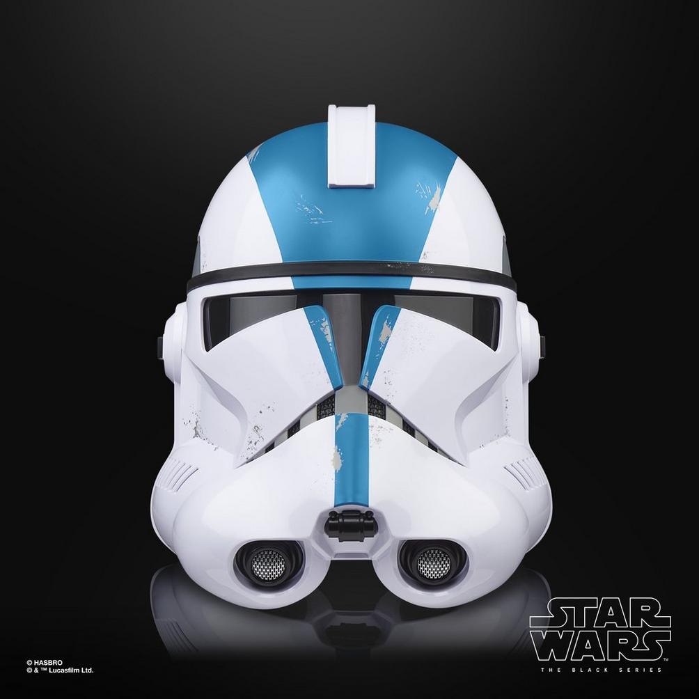 Hasbro Star Wars The Black Series Clone Trooper (501st Legion) Premium Electronic Helmet - Casco Elettronico per Roleplay per Adulti