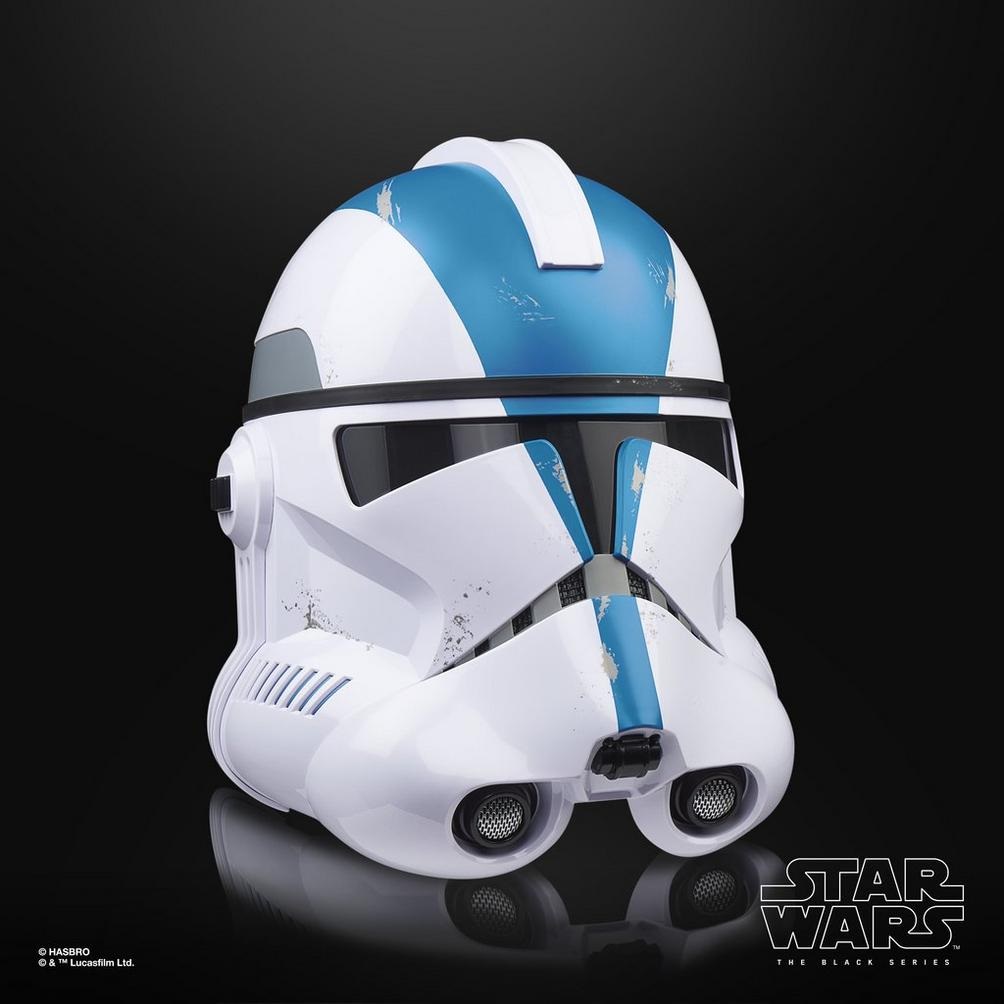 Hasbro Star Wars The Black Series Clone Trooper (501st Legion) Premium Electronic Helmet - Casco Elettronico per Roleplay per Adulti