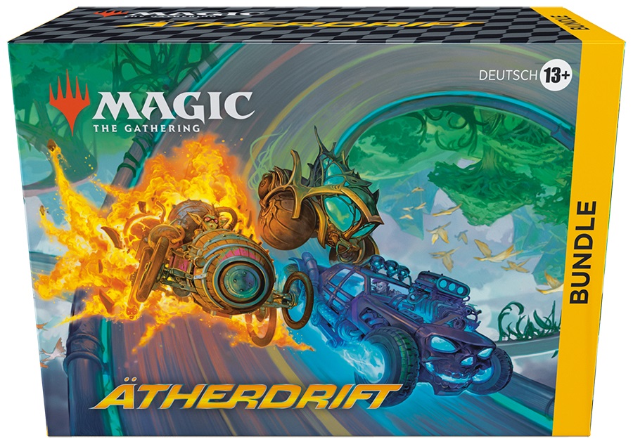 Wizards of the Coast Magic: The Gathering Aetherdrift Bundle (GER) - Gioco di carte multicolore con azione intensa