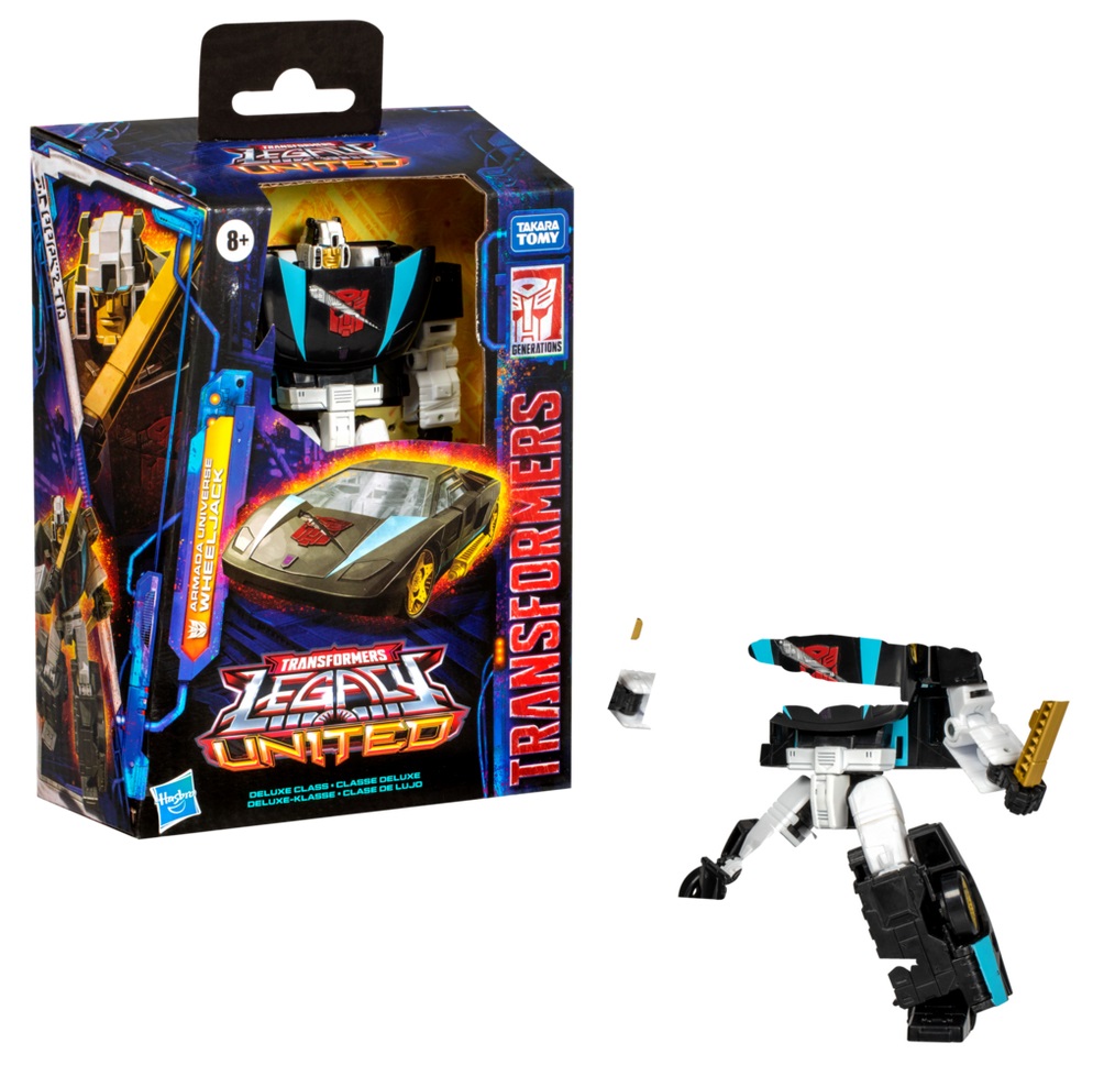 Hasbro Transformers Legacy Deluxe Class Wheeljack - Action Figure 14 cm Universi Armada con Design Ispirato alla Serie Animata