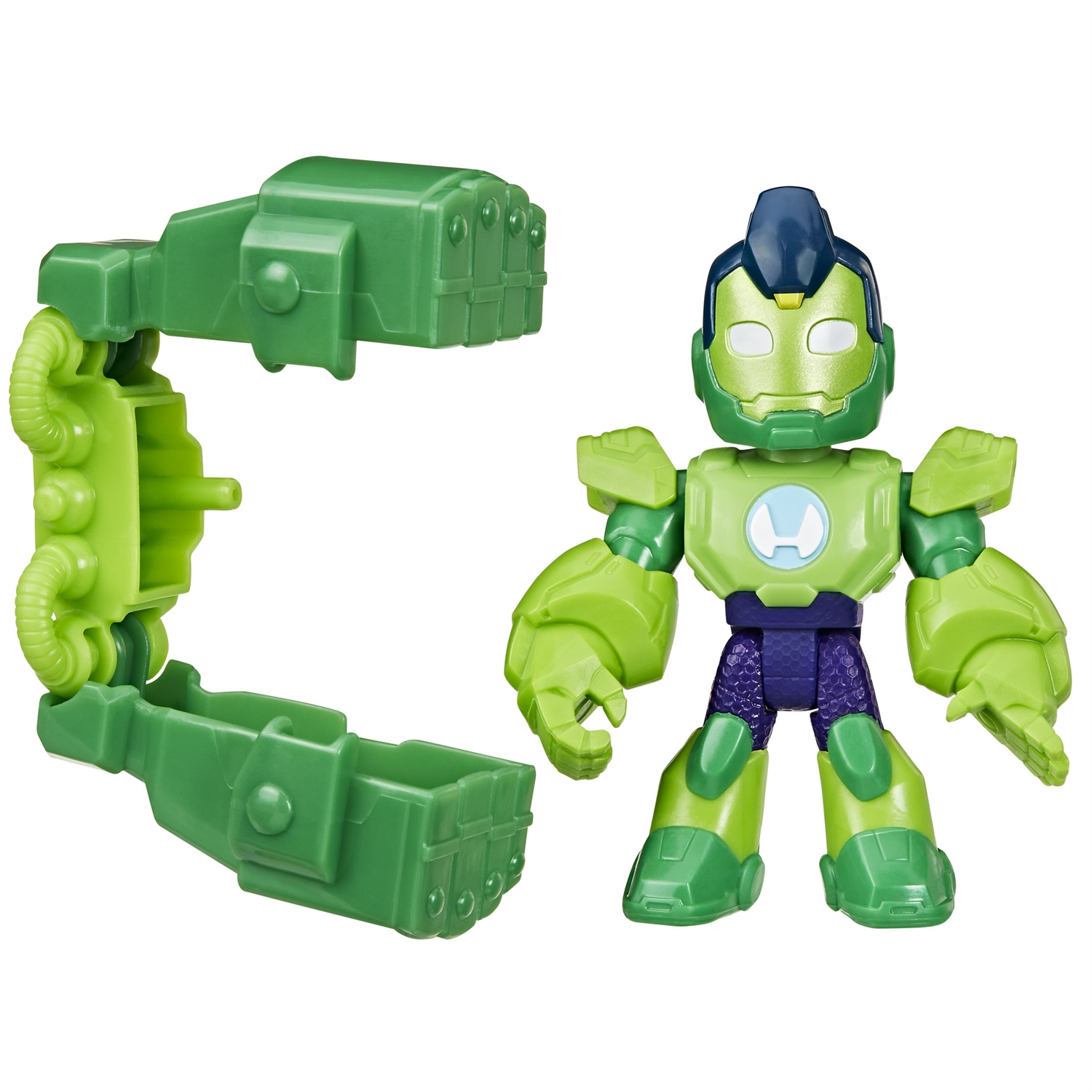 Hasbro Marvel Iron Hulk - Action Figure Snodabile da 7,6 cm con Accessorio
