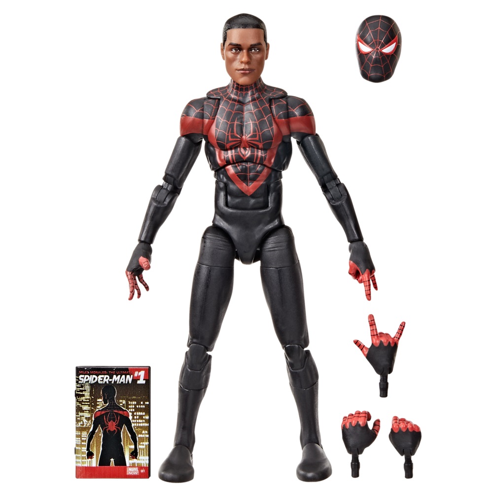 Hasbro Marvel Legends Ultimate Miles Morales - Action Figure Collezionabile Ispirata ai Fumetti