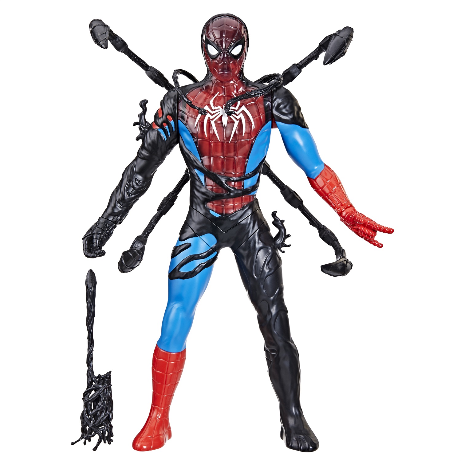 Hasbro Marvel Spider-Man VenomVersus Liquid Shifter Action Figure 27 cm con Trasformazione Simbionte e Accessori