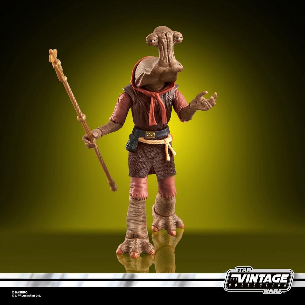 Hasbro Star Wars The Vintage Collection - Action Figure Deluxe Momaw Nadon da 9,5 cm ispirata a Una Nuova Speranza