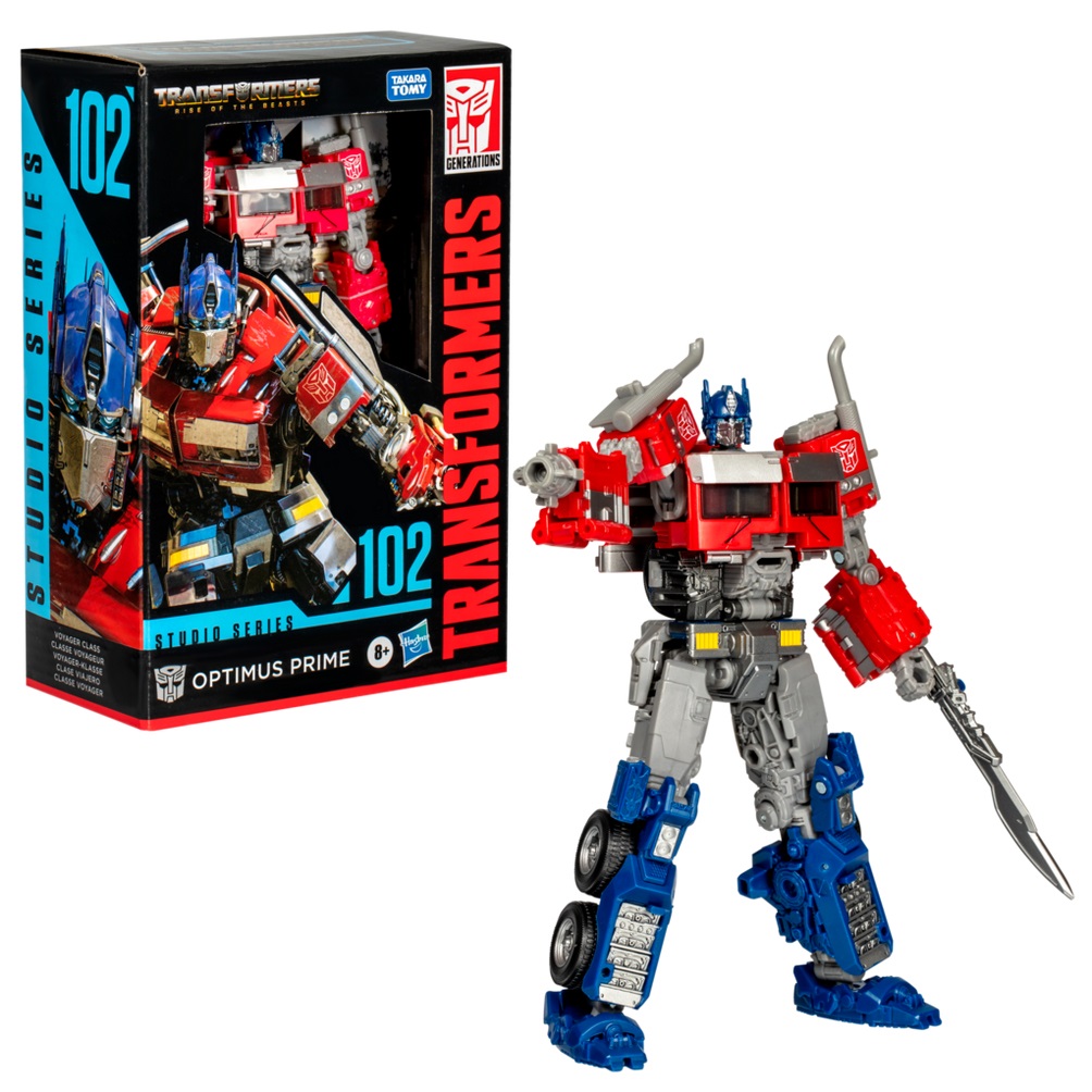 Hasbro Transformers Studio Series Voyager Class 102 - Action Figure di Optimus Prime Ispirata al Film 'Transformers: Il Risveglio'