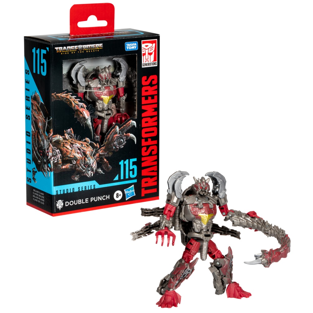 Hasbro Transformers Studio Series Deluxe Class 115 Action Figure Double Punch - Ispirata al film Transformers: Il Risveglio