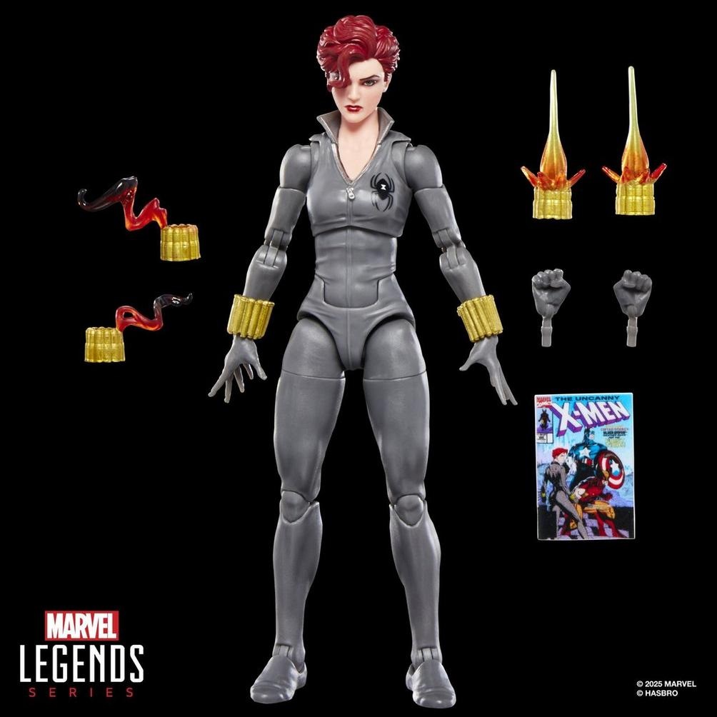 Hasbro Marvel Legends Black Widow - Action Figure 6 pollici con accessori e design fedele ai fumetti
