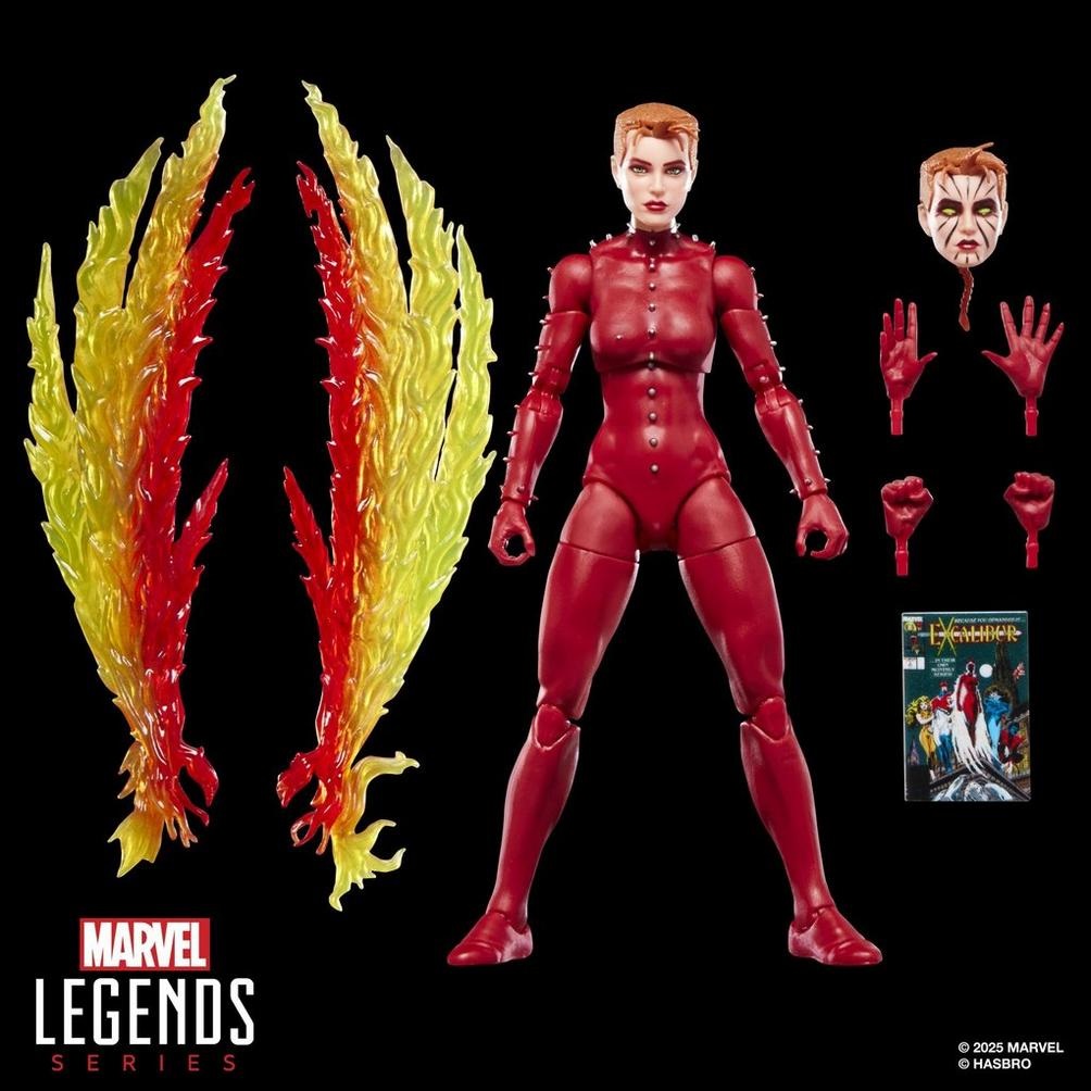 Hasbro Marvel Legends Series Phoenix (Rachel Summers) - Action Figure Collezionabile 15 cm degli X-Men