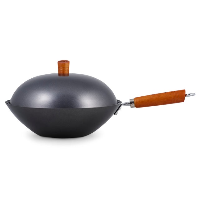 Ken Hom KH331051 padella Wok/padella per cottura al salto Rotondo