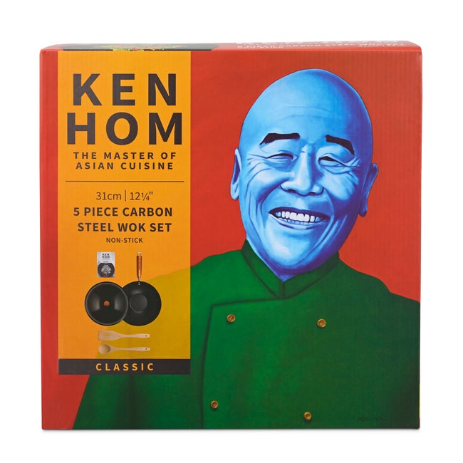 Ken Hom KH331051 padella Wok/padella per cottura al salto Rotondo