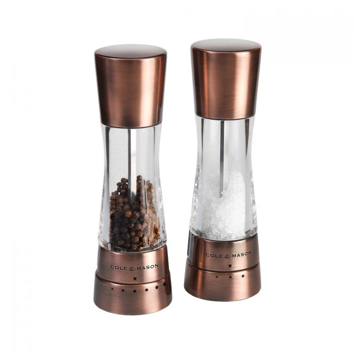 Cole & Mason H59418G macina sale e pepe Set macina sale e pepe Bronzo, Trasparente