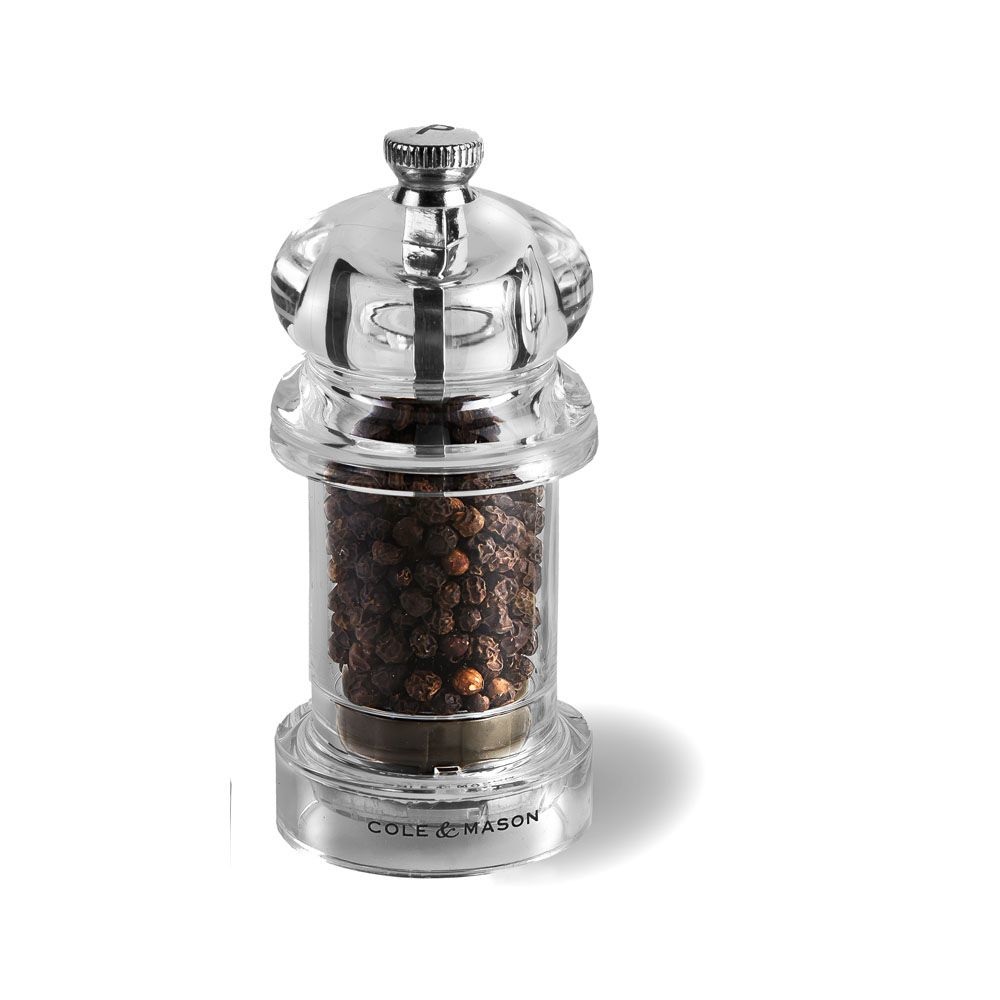 Cole & Mason Macinapepe 575 - Macinatura Regolabile in Acrilico, Altezza 10,5 cm